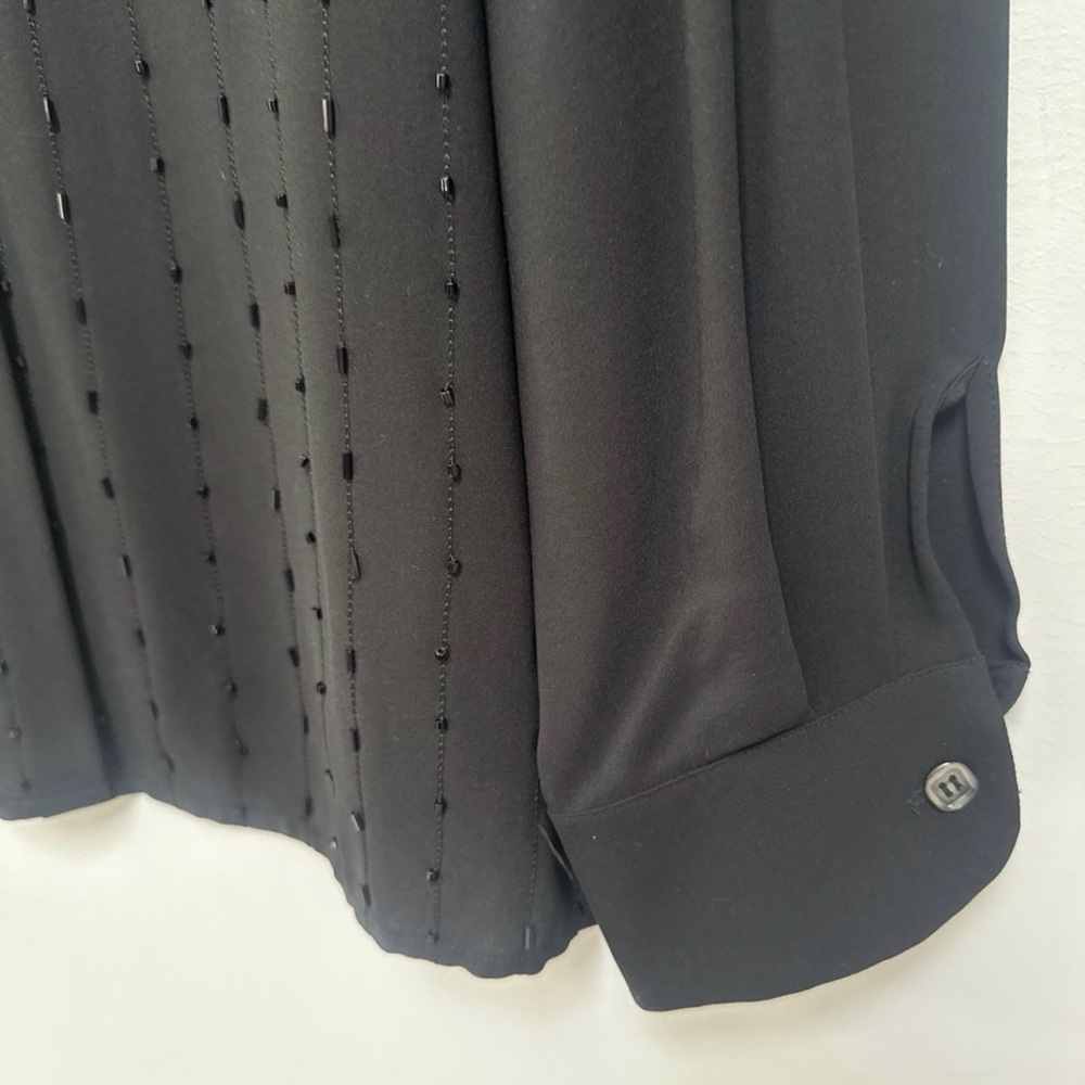 Liz Claiborne Collection Beaded Blouse 16P NWOT - Picture 3 of 4